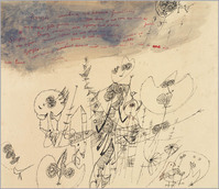KT 2004 028
<br/>
'Songes ... ramenez ma barque famillière ...'
<br/>
<em>Corneille (1922-2010)</em>